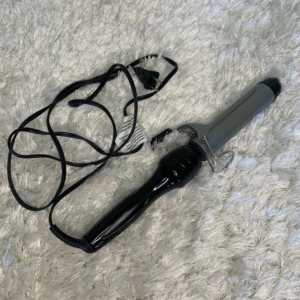 Revlon Black Silver Curling Iron 1.5" diameter EUC